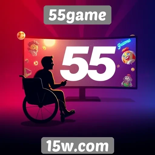 Acessibilidade e usabilidade no site 55game