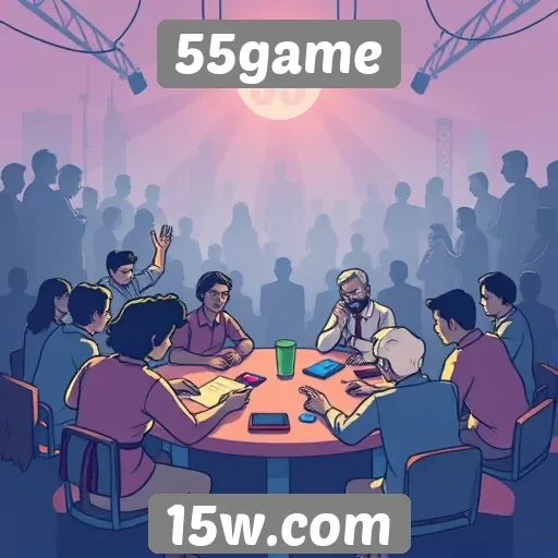 Impacto da comunidade no crescimento do 55game